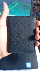 Premium Stylish LV Wallet  Elegant Designer Leather Men’s Wallet With Durable Slim Storage