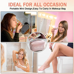 Flawless 2-in-1 Eyebrow Trimmer | Rechargeable Hair Remover with USB Charging Cable & Cleaning Brush